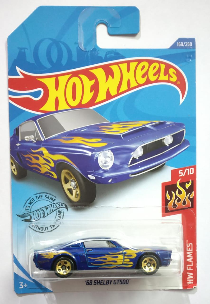 Hot Wheels '68 Shelby GT500 (Blue) - MINIATURE TOY SHOP
