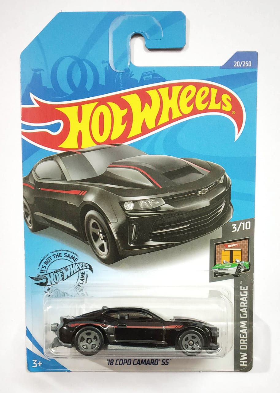 Hot Wheels '18 Copo Camaro SS (Black) - MINIATURE TOY SHOP