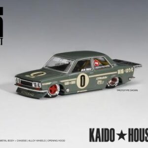 MINI GT 1/64 [ Kaido House × MINI GT ] Datsun 510 Pro Street OG Green