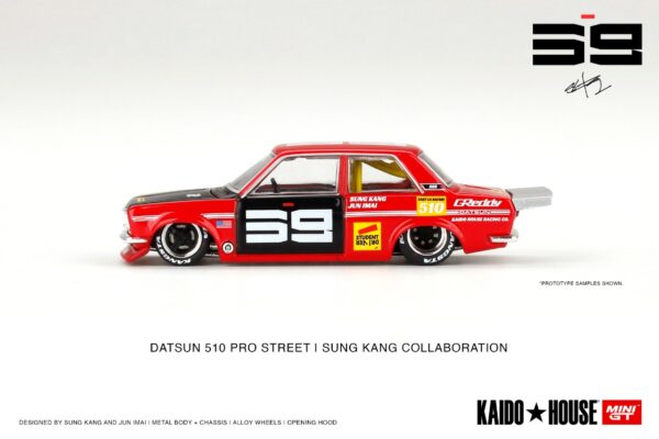 MINI GT 1/64 [ Kaido House × MINI GT ] Datsun Pro Street SK510 Red