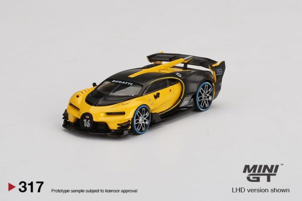 MINI GT Bugatti Vision Gran Turismo Yellow