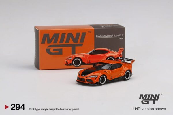 MINI GT Pandem Toyota GR Supra V1.0 Orange ( MIJO Exclusive )
