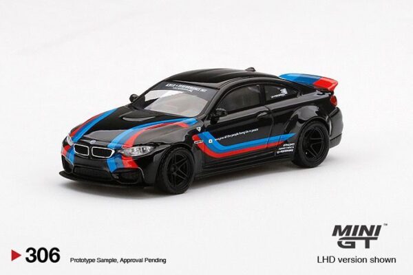 MINI GT 24 LB★WORKS BMW M4 Black W/ M Stripe