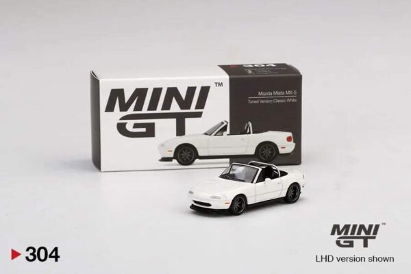 MINI GT Mazda Miata MX-5 (NA) Tuned Version Classic White