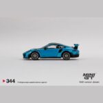 MINI GT Porsche 911(991) GT2 RS Weissach Package Miami Blue