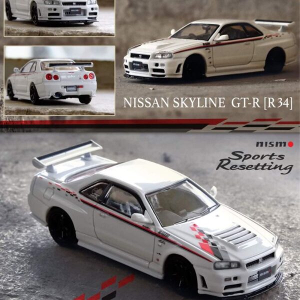 INNO64 1/64 Nissan Skyline GT-R R34 Nismo Sports Resetting