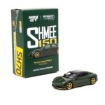 MINI GT Tarmac Works 1/64 Porsche Taycan Turbo S Midnight Green SHMEE