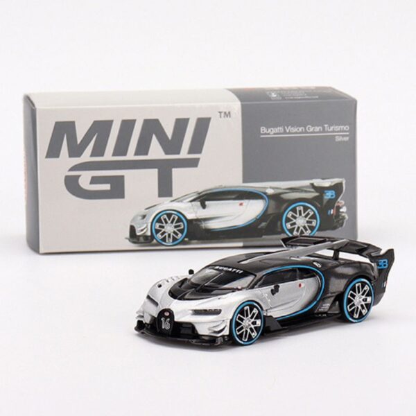 MINI GT Bugatti Vision Gran Turismo Silver