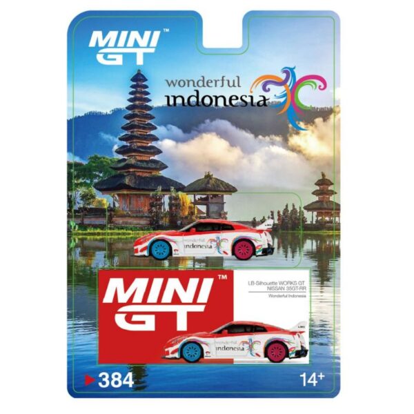MINI GT Nissan GTR Wonderful Indonesia Packaging