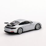 MINI GT Porsche 911 GT3 Silver Metallic Back View