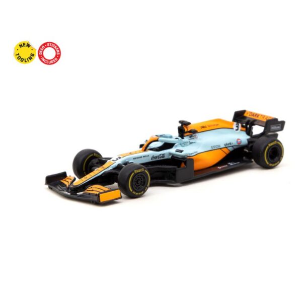Tarmac Works McLaren MCL35M Monaco Grand Prix 2021 Daniel Ricciardo #3