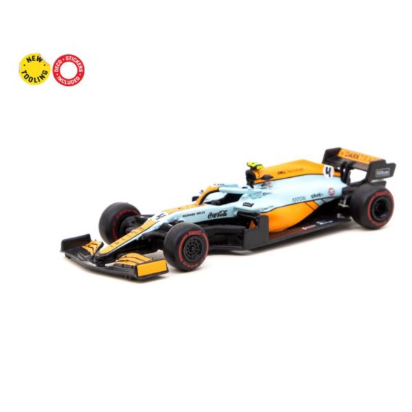 Tarmac Works McLaren MCL35M Monaco Grand Prix 2021 Lando Norris #4