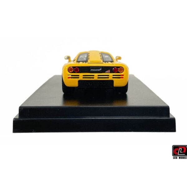 LCD Models McLaren F1 Yellow Back View
