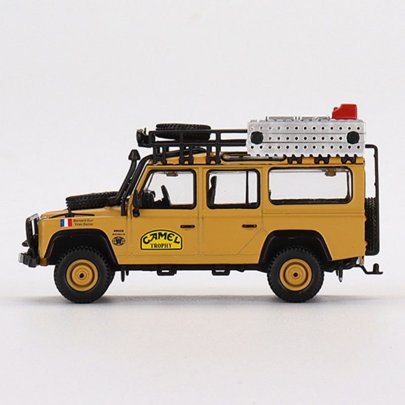 Land Rover Defender 110 1989 Camel Trophy Amazon Team France By MINI GT -  MINIATURE TOY SHOP