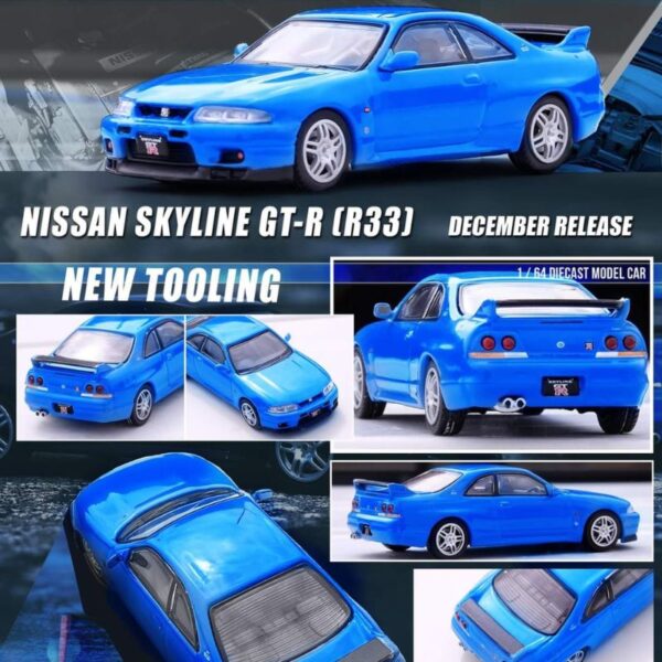 NISSAN SKYLINE GT-R (R33) Championship Blue By INNO64