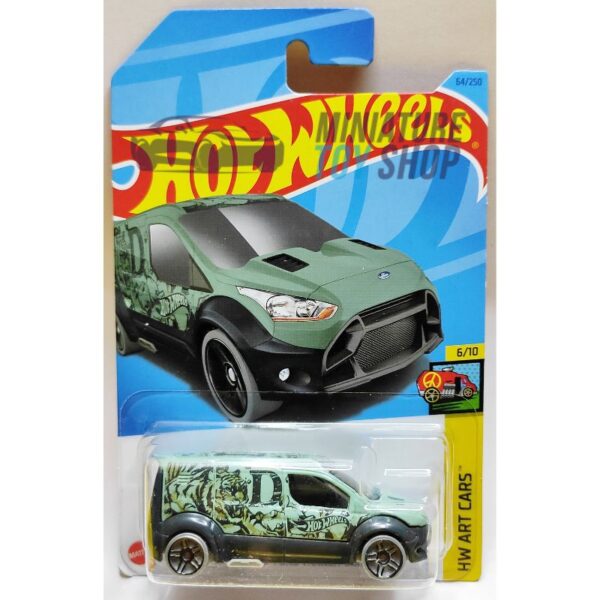 Ford Transit Connect Green Hot Wheels 2023 Mainline