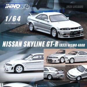 Nissan Skyline GT-R R33 Nismo 400R Silver By INNO Models - MINIATURE ...