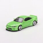 Nissan Silvia (S15) Rocket Bunny Green By MINI GT