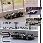 Ford GT40 MK II Winner #2 Black By Zoom