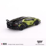 Lamborghini LB-Silhouette WORKS Aventador GT EVO Lime By MINI GT