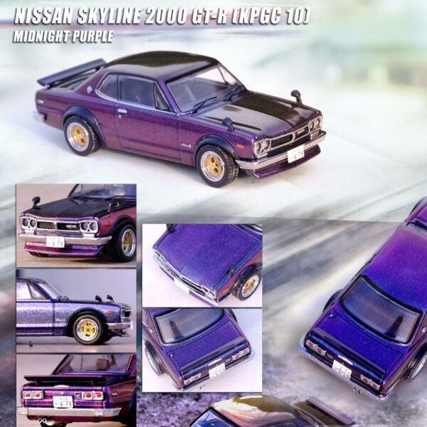 NISSAN SKYLINE 2000 GT-R (KPGC10) Midnight Purple II By INNO Models