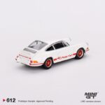 Porsche 911 Carrera RS 2.7 Grand Prix White with Red Livery By MINI GT