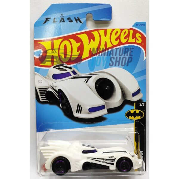Hot Wheels 2023 Mainline Batmobile White