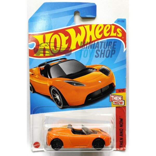 Hot Wheels 2023 Mainline Tesla Roadster Orange