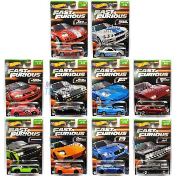 Hot Wheels 2023 Themed Assortment Fast and Furious Mix B