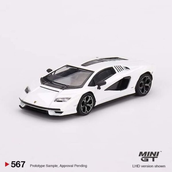 MINI GT Lamborghini Countach LPI 800-4 White