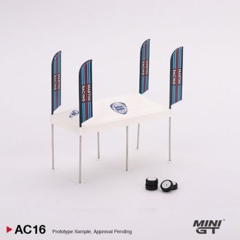 MINI GT Paddock Service Tent Set – Martini Racing