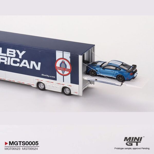MINI GT SHELBY American Transporter Set Western Star 49X and Shelby GT500 SE Widebody 1