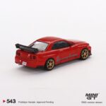 Nissan GT-R (R34) Tommykaira R-z Red By MINI GT