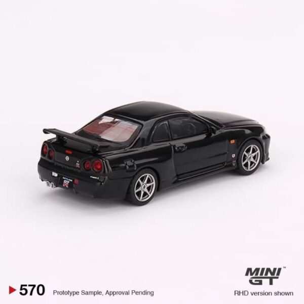MINI GT Nissan Skyline GT-R (R34) V-Spec Black Perl