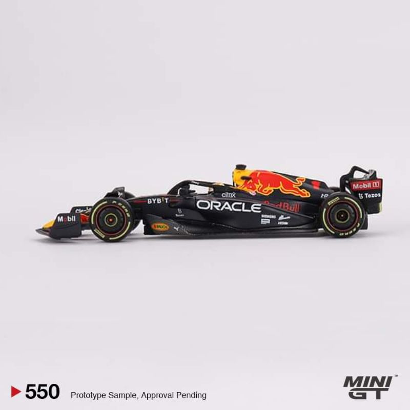 MINI GT Oracle Red Bull Racing RB18 #1 Max Verstappen 2022 Monaco