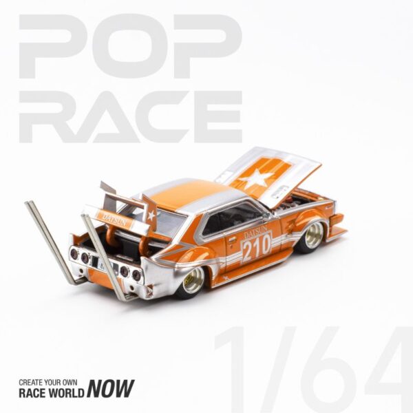 Pop Race Skyline C210 Kaido Racer Bosozoku Style Orange Silver
