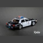 Ford Crown Victoria Police Car Black-White LAPD By Rollin