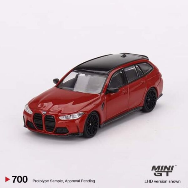 MINI GT BMW M3 Competition Touring (G81) Toronto Red Metallic