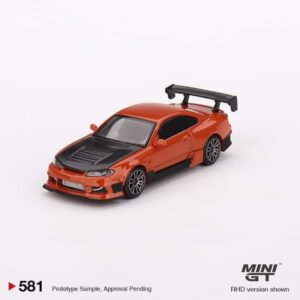 MINI GT Nissan Silvia S15 D-MAX Metallic Orange