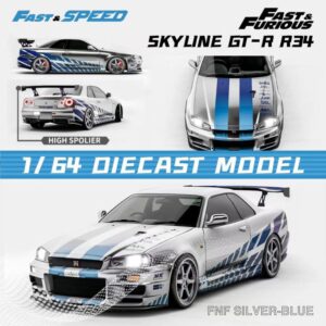Nissan Skyline GT-R R34 Z-Tune in FNF Livery By Fast Speed