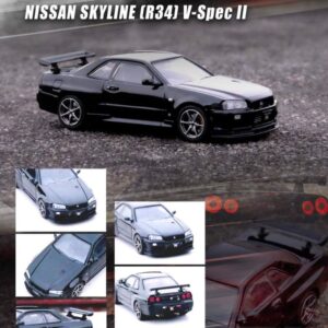 INNO64 Models Nissan Skyline (R34) V-Spec II Black