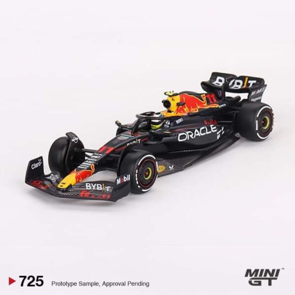 MINI GT Oracle Red Bull Racing RB19 #11 Sergio Pérez 2023 F1 2023 Saudi Arabian GP Winner