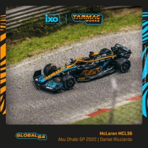 Tarmac Works McLaren MCL36 Abu Dhabi Grand Prix 2022 Daniel Ricciardo
