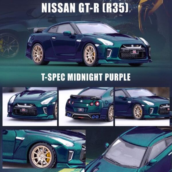 INNO64 Models NISSAN GT-R (R35) T-SPEC Midnight Purple
