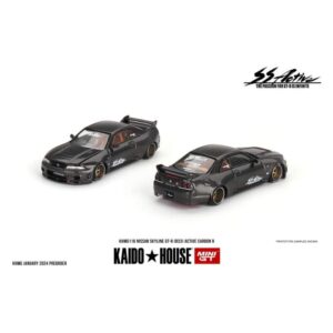 MINI GT Kaido House Nissan Skyline GT-R R33 Active Carbon R
