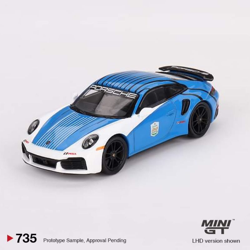 MINI GT Porsche 911 Turbo S Safety Car 2023 IMSA Daytona 24 Hrs