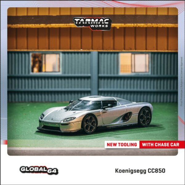 Tarmac Works Koenigsegg CC850 Silver