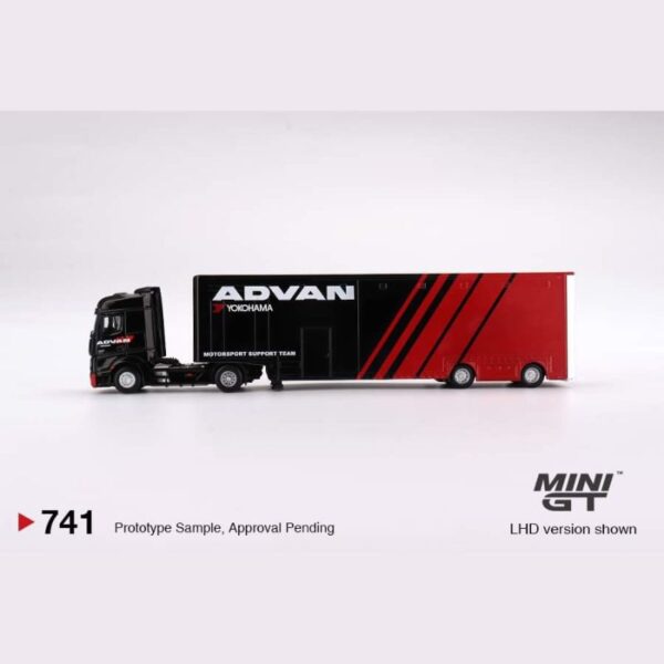 MINI GT Mercedes-Benz Actros Racing Transporter ADVAN