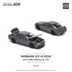 Pop Race Nissan GT-R R32 Gun Grey Metallic