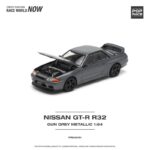Pop Race Nissan GT-R R32 Gun Grey Metallic